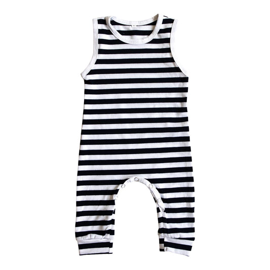 Navy Stripe Tank One-Piece