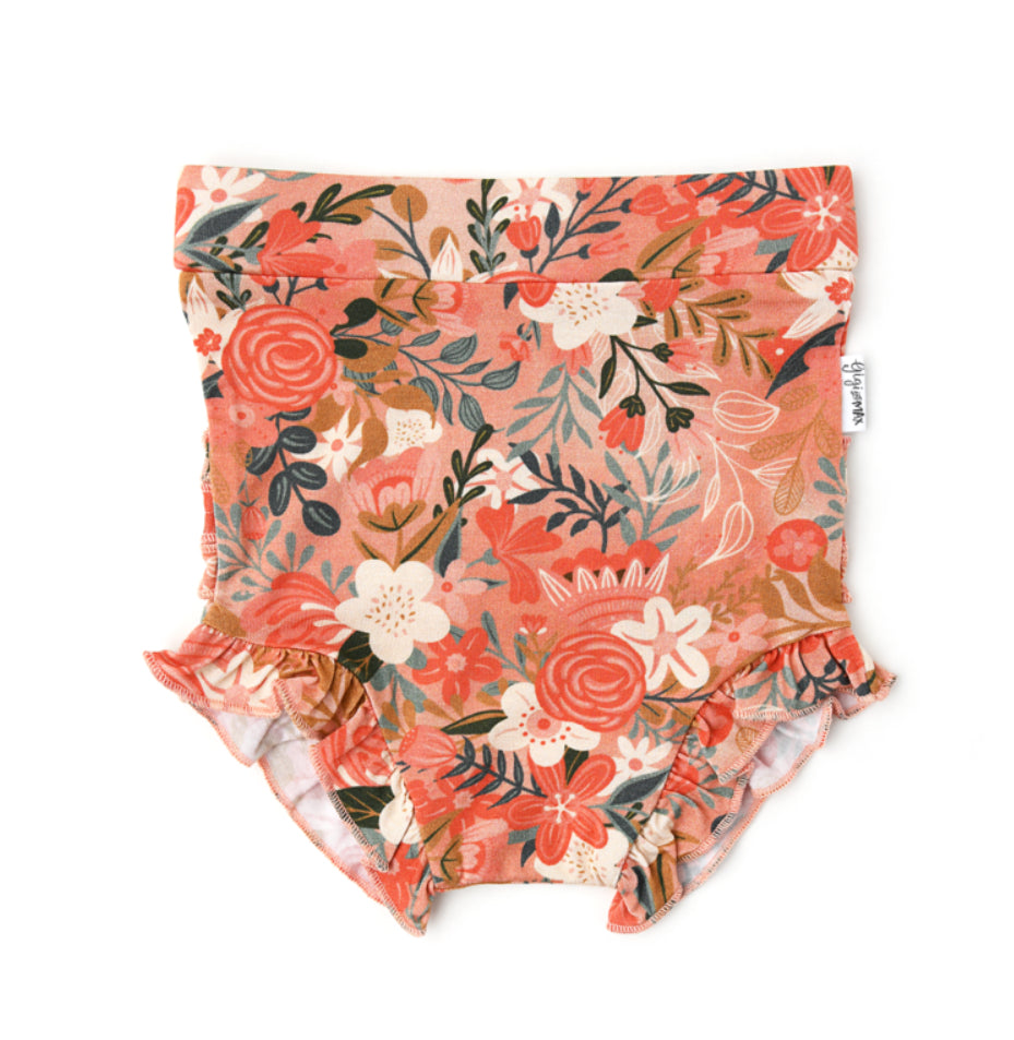 Ava Floral Ruffle BUMMIES