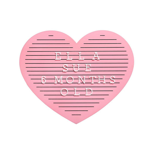 Heart Letterboard, Pink