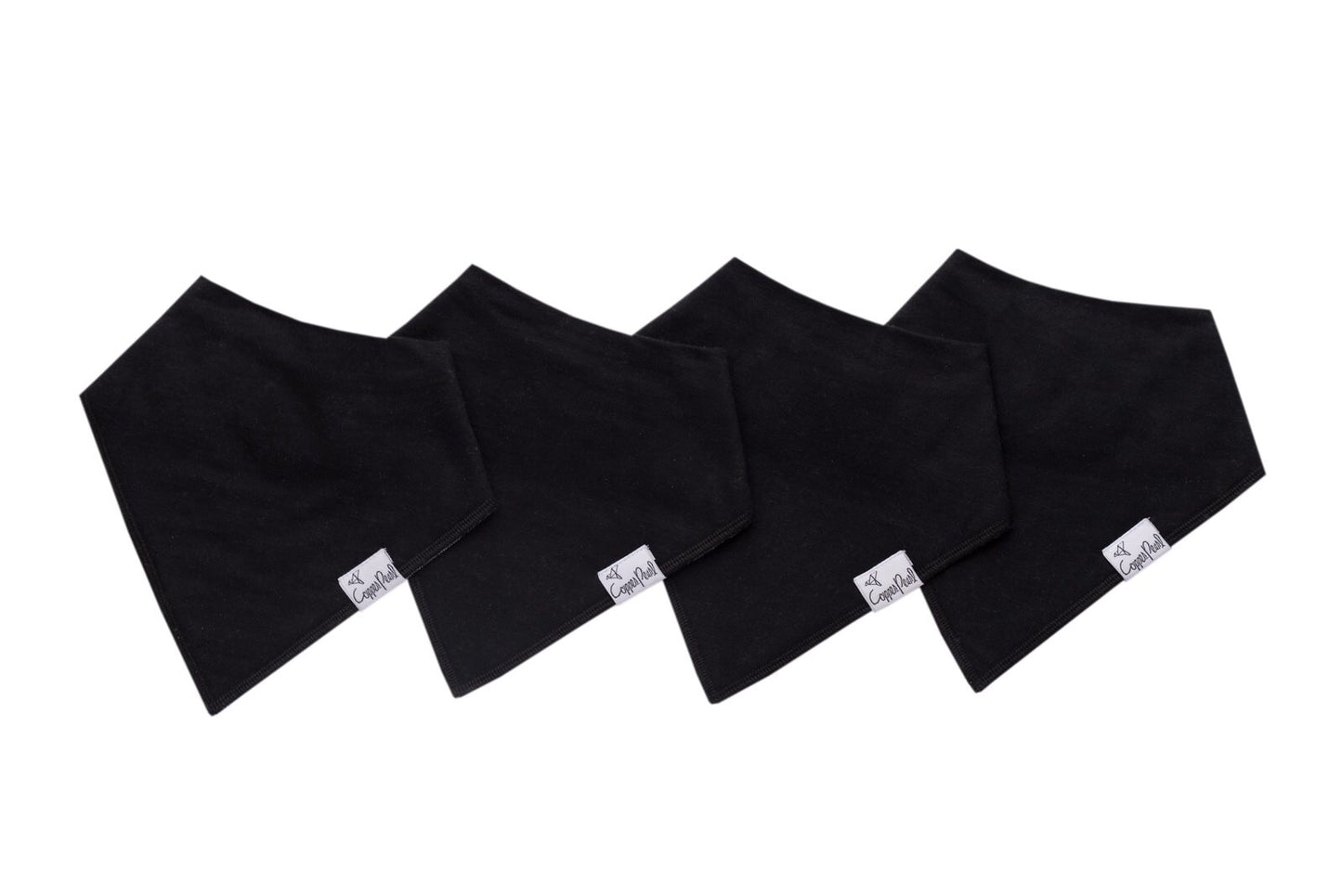 Black Basics Baby Bandana Bib Set